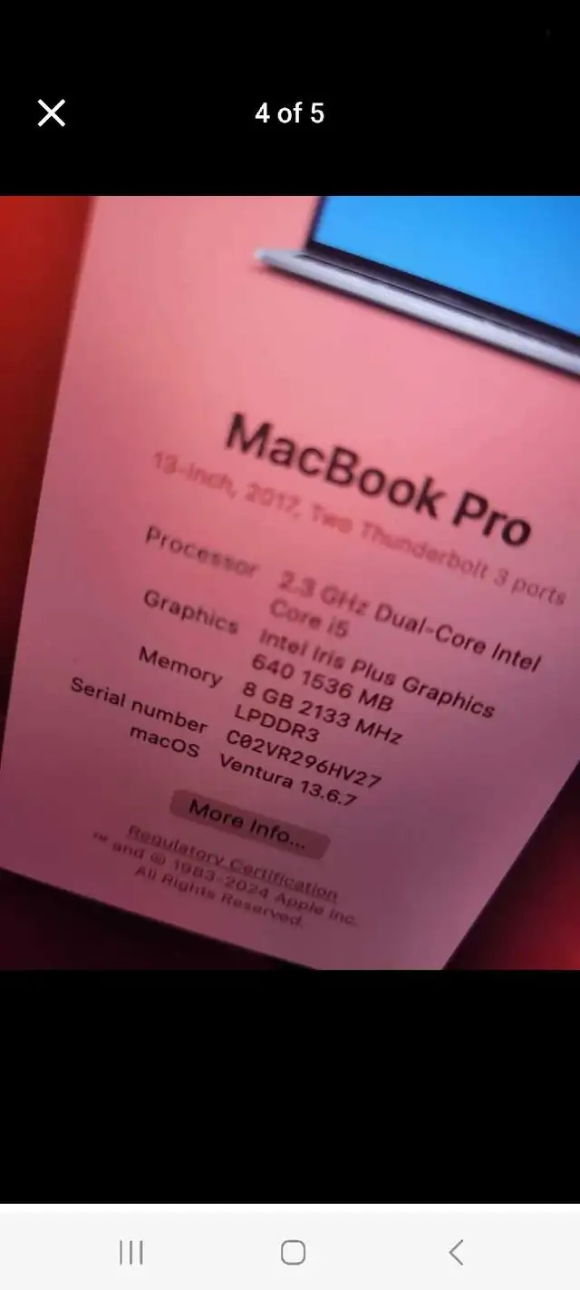 FOR DJs! MACBOOK PRO [2017] 8GB RAM NEW 1TB SSD NEW 400GB  MUSIC in Laptops in City of Montréal - Image 3