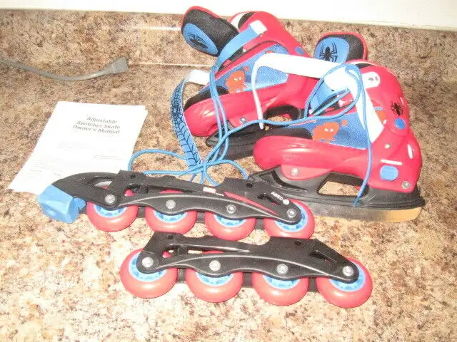 New Marvel Spider Man Adjustable Rollerblades/Skates Combo in Skates & Blades in Ottawa - Image 6