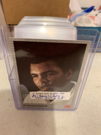 Muhammad Ali Bonus Card 2 #22 1991 All World Showcase 319