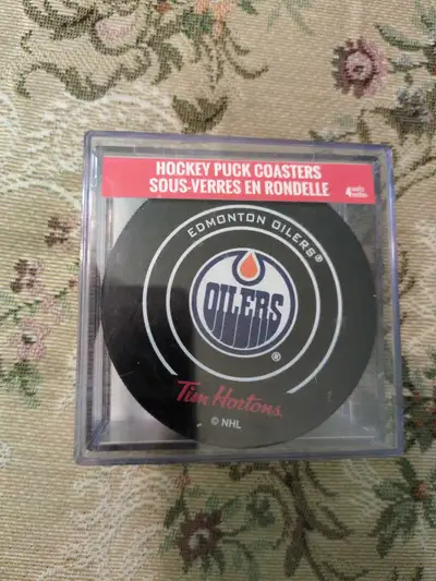 Tim Hortons Edmonton Oilers Coasters set of 4, View more