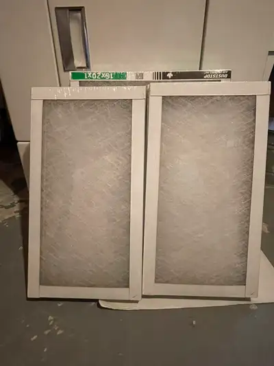Brand new sealed furnace filters. 1 - 3 pack 16X20X1 2 - 3 pack 11X20X1 Pick up location: Jane and W...
