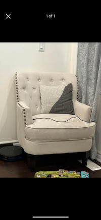 Ashley Romansque Accent Chair - Beige