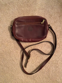 Vintage Roots leather crossbody purse