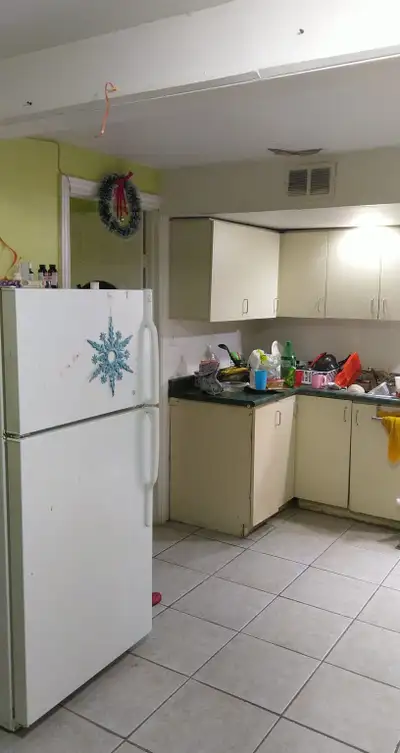 One Bedroom basement Apt.  for rent in Malton for girls 1 July