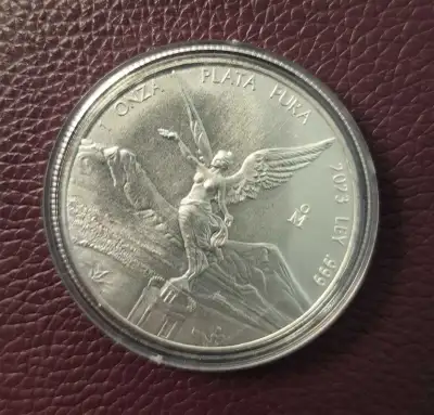 Mexico Mexican Libertad Silver 999 1 ounce onza plata pura, View more