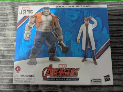 Marvel Legends Avengers Grey Hulk & Bruce Banner Set, View more
