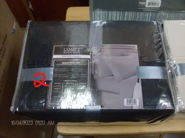 queen size sheets assorted colors, 4 sets 100%new. diff prices. in Bedding in City of Toronto - Image 4
