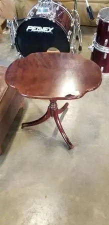 ANTIQUE SIDE TABLE - PLANT OR LAMP STAND, View more