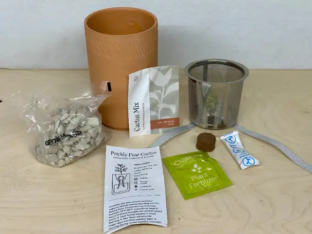 Modern Sprout Prickly Pear Cactus Kit in Plants, Fertilizer & Soil in City of Toronto - Image 2