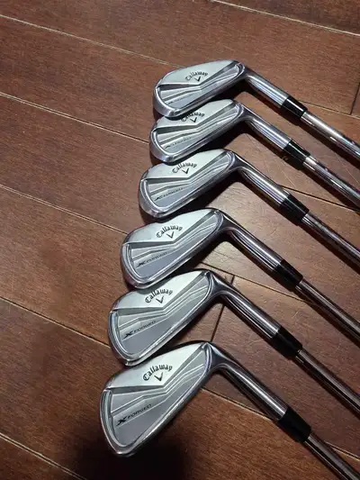 2025 Callaway X Forged Irons (5–PW) like new, used less than 12 rounds. Minimal bag chatter Modus 12...