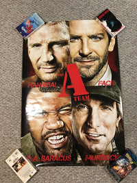 The A-Team Movie Poster Double Sided Bradley Cooper Liam Neeson