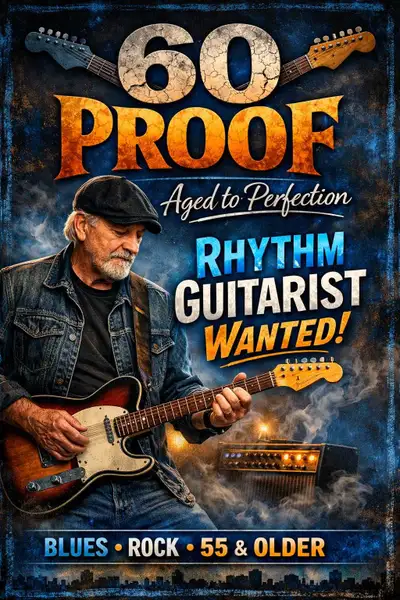 Experienced Rhythm guitarist Wanted!, View more