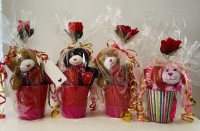 Gift - ready for pick up !  Teddy and chocolates