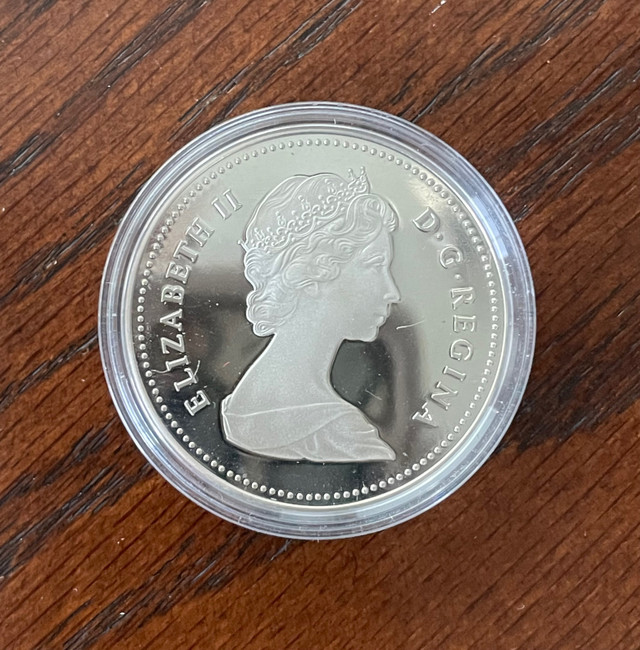 RCM: 1983 $1 World University Games Proof Silver Dollar Coin in Arts & Collectibles in Calgary - Image 2
