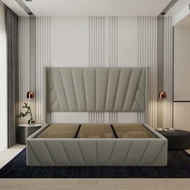Queen/King size bed frame and mattress available in Beds & Mattresses in City of Toronto - Image 6