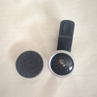 Wide Angle Lens with Clip 0.4X Phone External Fish Eye Lens