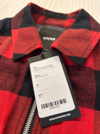 Haven Insulated Primaloft Flannel Shirt Jacket Size 2 Medium