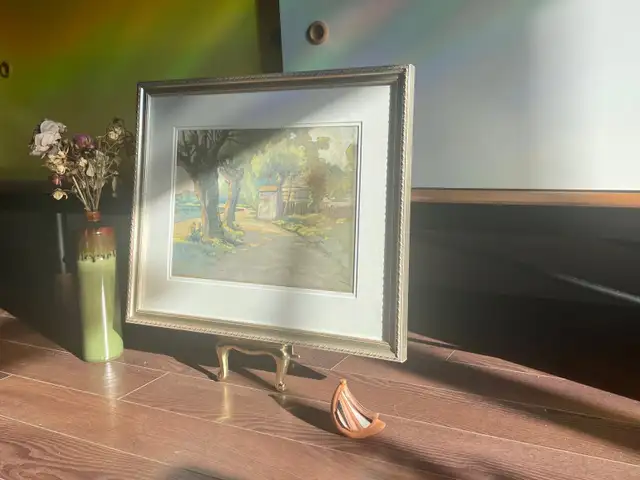 Gouache & Graphite Landscape on Paper in Arts & Collectibles in City of Toronto - Image 4