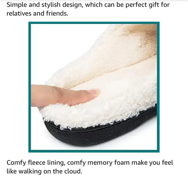 New Men's Comfort Wool-Like Plush Fleece Indoor Slipper/US11-12 in Men's in Calgary - Image 10
