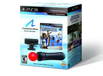 PS3 MOVE Bundle - Sports Champ, Motion Controller and more [NEW], View more