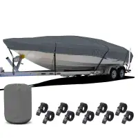 V-Hull Boat Cover, Semi-Custom 3-Layer 22'-24' & Waterproof