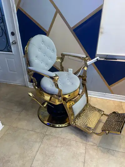 **Gold Barber/Salon/Tattoo Chair**, View more
