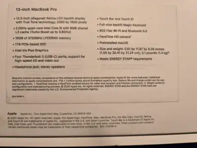 2020 Macbook Pro EXCELLENT CONDITION, View more