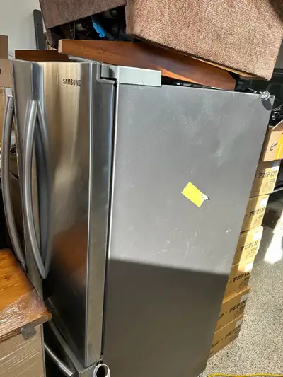 Samsung full-size fridge. French door, bottom freezer, View more