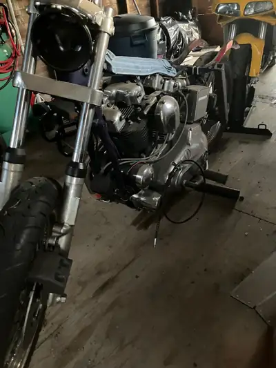 1976 Sportster Project-Too many parts to list, majority of parts are new factory Harley, some 70s cu...