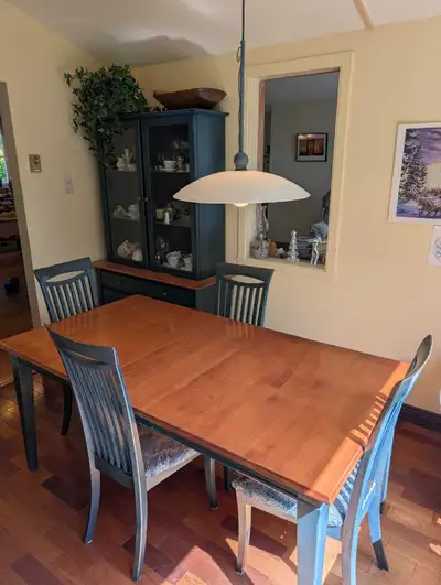 dining room set with hutch cabinet - dining table and chairs, View more