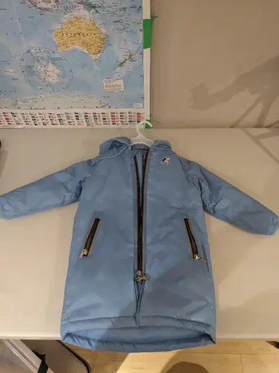 K-Way Light Winter Jacket - Baby Blue - Brand New, View more