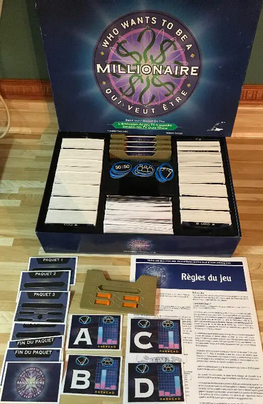 Qui veut être millionnaire (Who wants to be...) 12 ans et + in Toys & Games in Trois-Rivières - Image 3