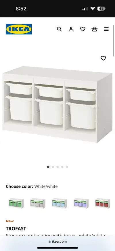 IKEA organizer. It’s a little dusty but sturdy and good condition comes with the boxes aswell DM FOR...