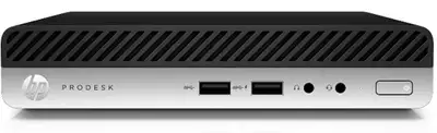 HP ProDesk 400 G4 DM Mini Computer i5-8500T 2.1Ghz 16GB DDR4 256GB NVMe Win10 Pro 3 Display Port Spe...