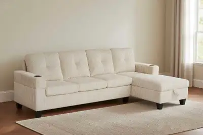 Couch with Ottoman, View more