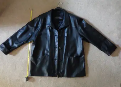 Vintage ('90s) Nappa Leather Coat - warm, new condition sz. 14, View more