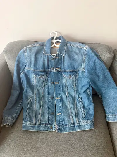 Zara Men's Denim Jackets – Blue & Black, Trucker Style - , View more