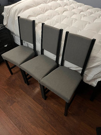 3 IKEA “Stephan” dinner table chairs