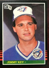 1985 Donruss Set JIMMY KEY ROOKIE #559 TORONTO BLUE JAYS