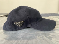 New Prada Navy baseball cap,  wool, size M 