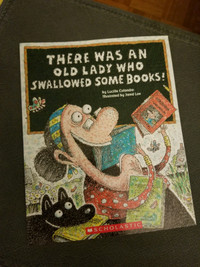 There Was An Old Lady - Who Swallowed Some Books!