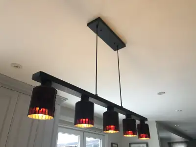 Used kitchen lighting fixture 44’ long, View more