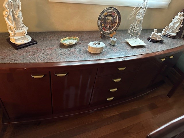 Marble Top Dinig Room Credenza in Dining Tables & Sets in Mississauga / Peel Region
