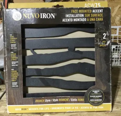 Enhance your fence or gate with this brand new Nuvo Iron decorative accent, featuring a branch style...
