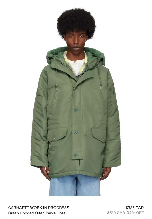 Carhartt Parka coat size L in Men's in Calgary - Image 6