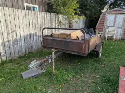This was my grandpa's golf cart trailer which I inherited, I have no idea the year or serial number...