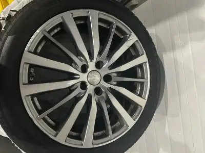 Full set of Maserati rims with close to brand new Pirelli winter and mud tires. 245/45 R19 Bought a...