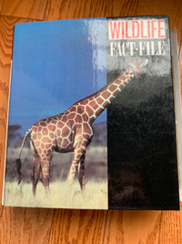 Vintage Wildlife Fact Files Educational Foldout Cards Binders Ho