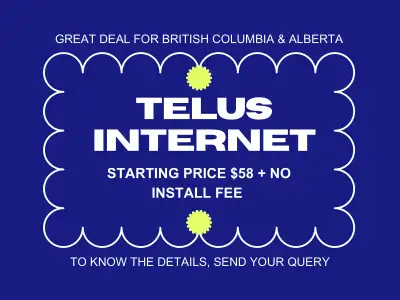 Telus home Internet Deals, View more