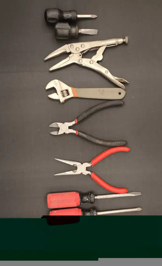 Hand Tool Set | Wrench Pliers Screwdrivers Kit | Restored 64352133507203122